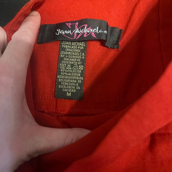 Joan Michaela Red Knee Length Pencil Skirt - Picture 5 of 5